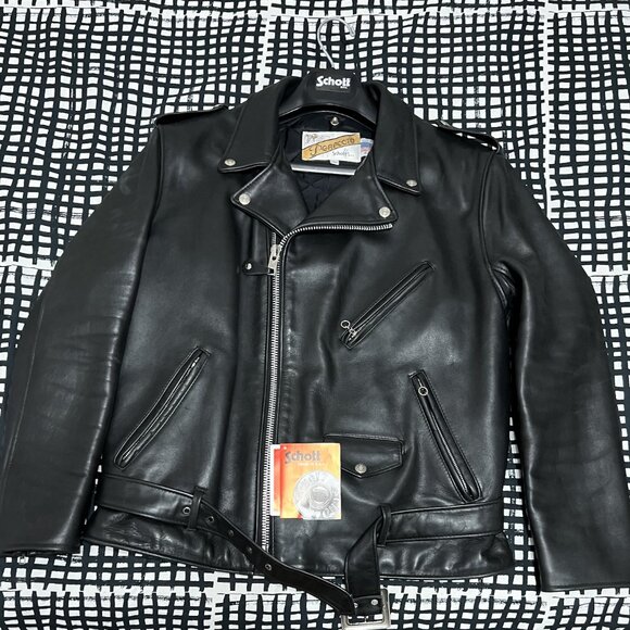 SCHOTT 118 SIZE 44L (1992, New Condition, Altered) - Picture 1 of 7